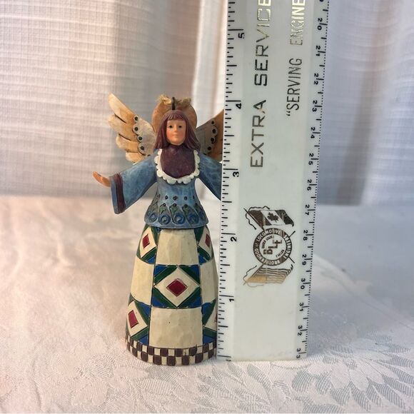 Jim Shore 2002 Angel Heartwood Creek Hanging Ornament C107462 Collectible Tag - Picture 8 of 8